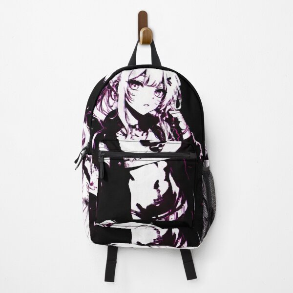 Item preview, Japanese Anime Girl Pink Neon Glitch Streetwear #578 designed and sold by mika-gallery.