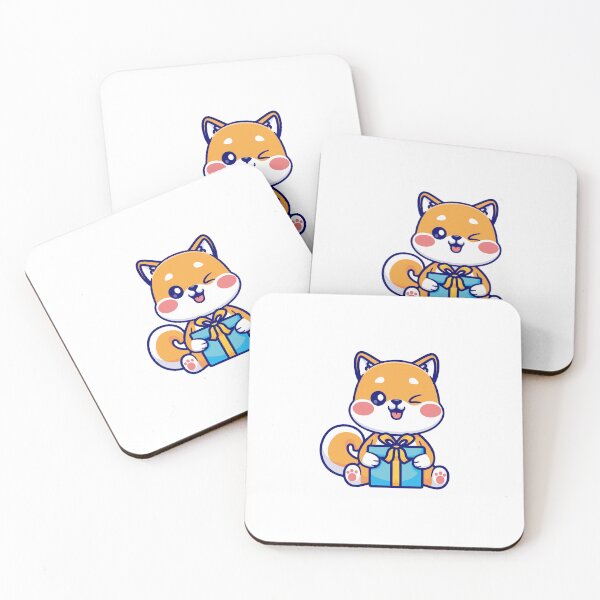 Item preview, Cute Shiba Inu Birthday Gift Chibi Dog designed and sold by Hiro Hiro.