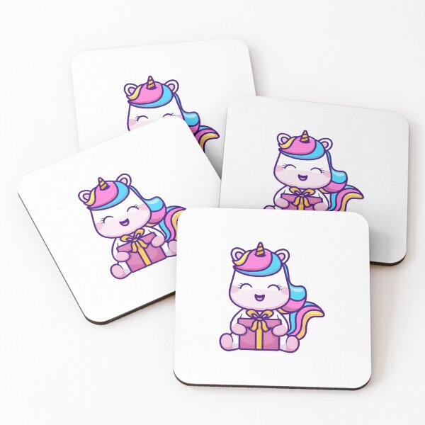 Item preview, Kawaii Magical Unicorn Pink Birthday Present designed and sold by Hiro Hiro.