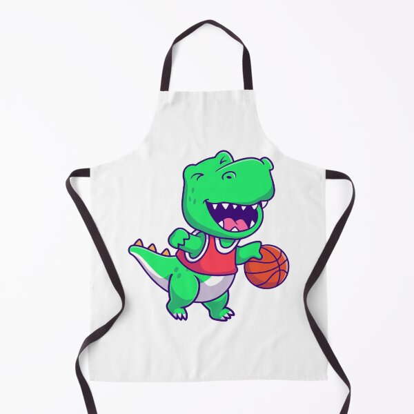 Item preview, Cute Dinosaur Playing Basketball Cartoon T-Rex designed and sold by Hiro Hiro.