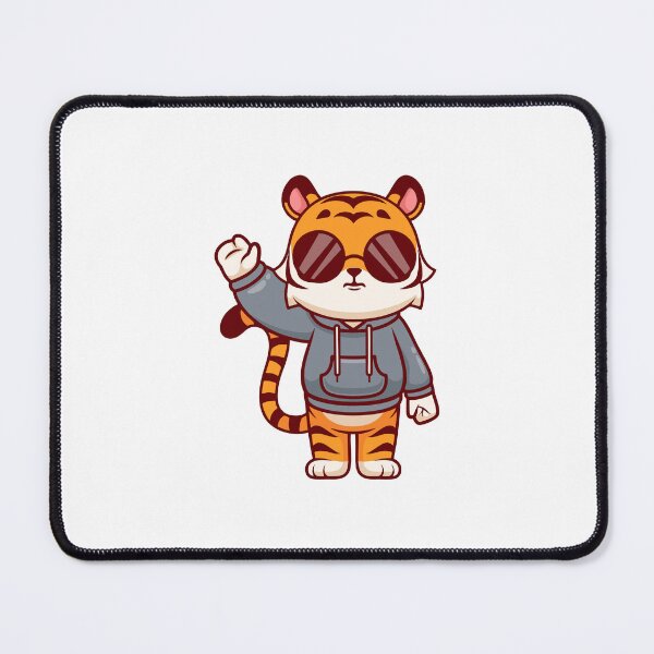 Item preview, Cool Tiger Wearing Hoodie and Sunglasses designed and sold by Hiro Hiro.