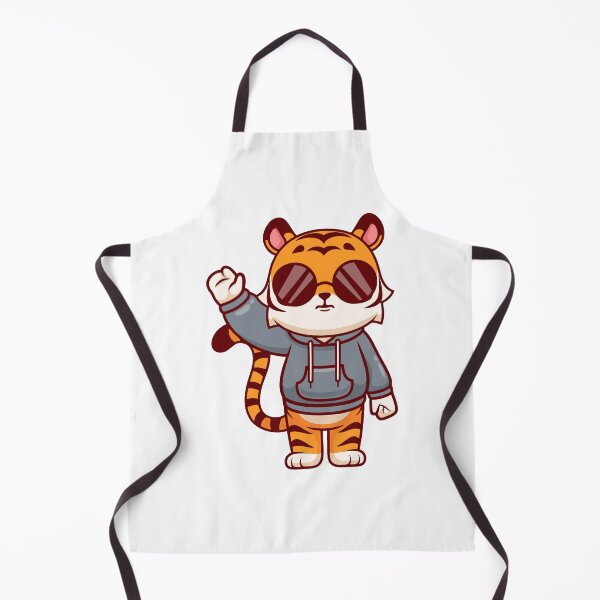 Item preview, Cool Tiger Wearing Hoodie and Sunglasses designed and sold by Hiro Hiro.