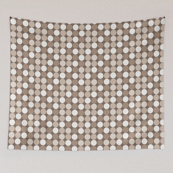Item preview, Neutral Earthy Tone Circle Dots Design  designed and sold by PatternTitan.