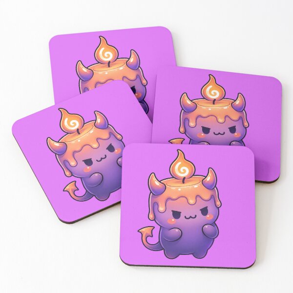 Item preview, Cute Purple Candle Demon designed and sold by smktheduck.