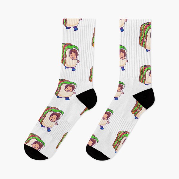 Item preview, Funny Boy Wearing Sandwich Costume Food Cosplay designed and sold by Hiro Hiro.