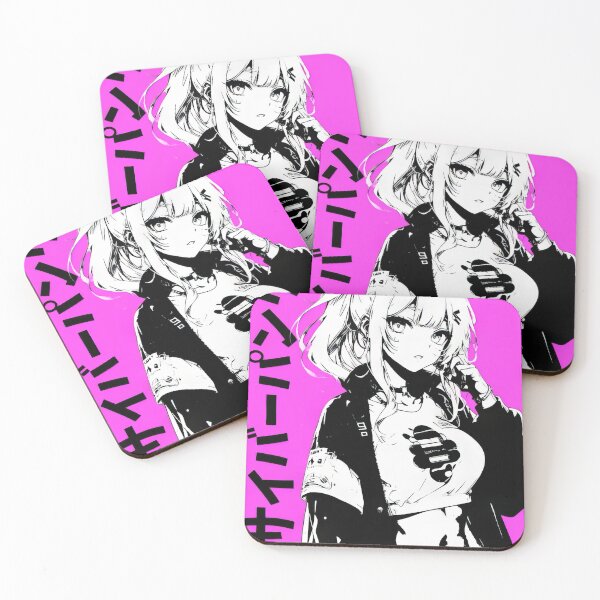 Item preview, Pink Japanese Anime Girl Streetwear #561 designed and sold by mika-gallery.