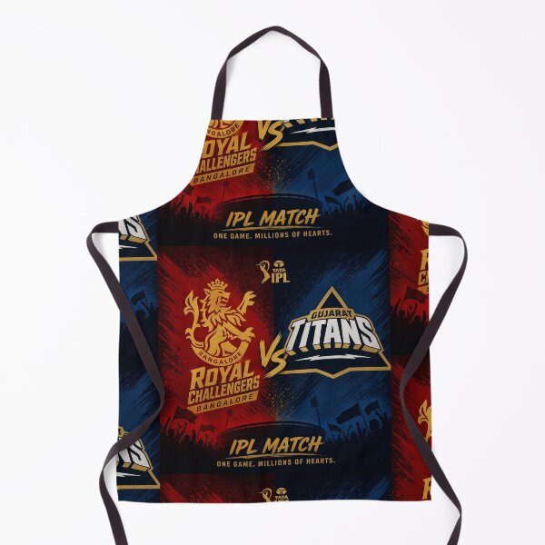 Item preview, Royal Challengers Bangalore vs Gujarat Titans – IPL Rivalry art designed and sold by Crick-Art.