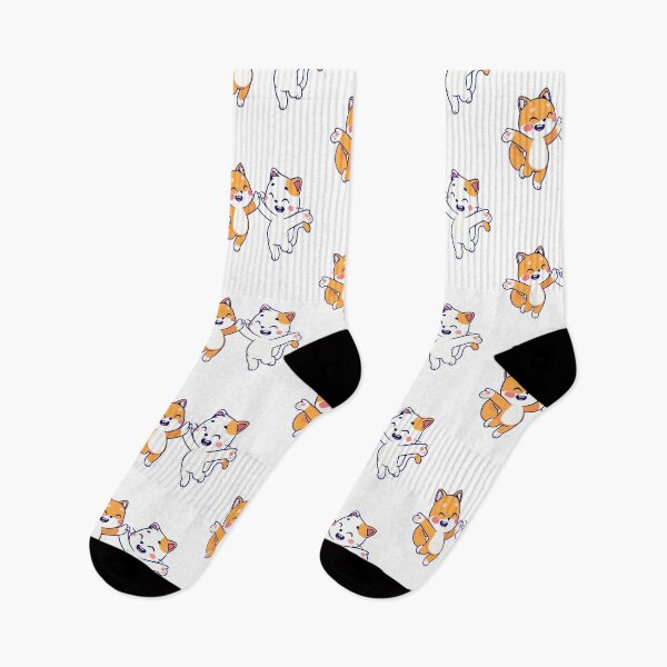 Item preview, Cute Cats Jumping High Five Friendship designed and sold by Hiro Hiro.