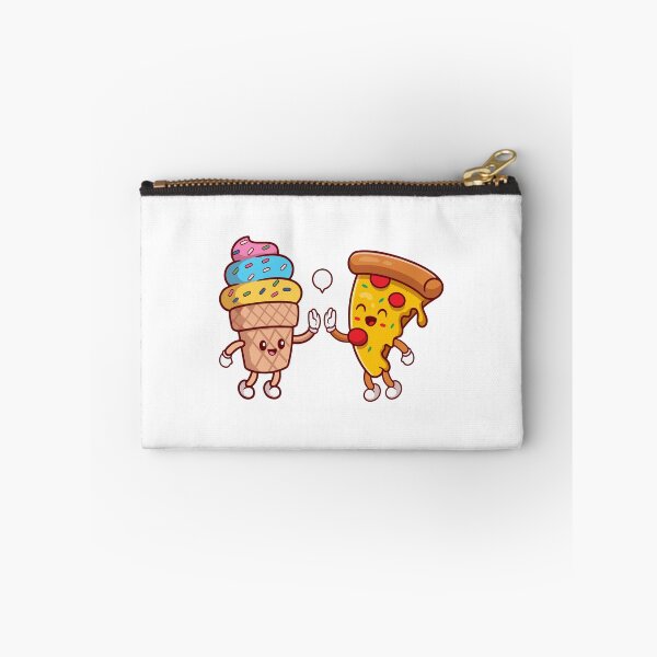 Item preview, Cute Ice Cream and Pizza Slice High Five designed and sold by Hiro Hiro.