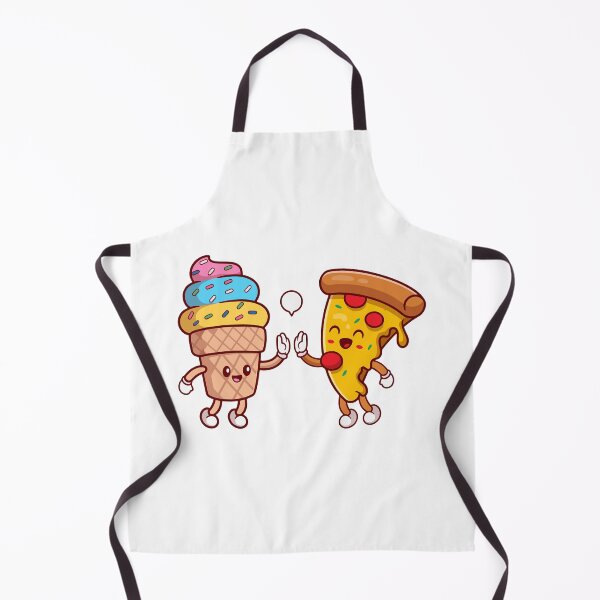 Item preview, Cute Ice Cream and Pizza Slice High Five designed and sold by Hiro Hiro.