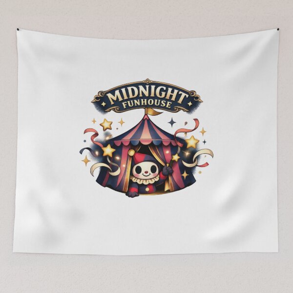 Item preview, Midnight Funhouse Circus Tent designed and sold by AbanoubStore.
