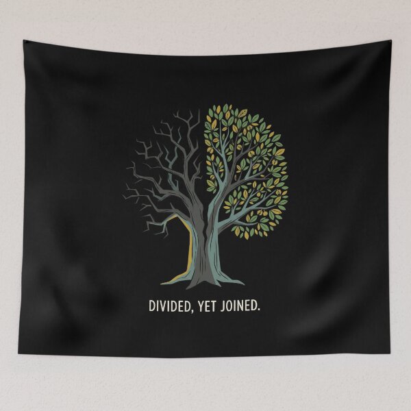 Item preview, Jane Eyre Divided Yet Joined Split Chestnut Tree Literary Graphic designed and sold by Fenay Designs.
