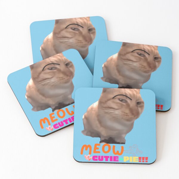 Item preview, MEOW Cutie-pie, sarcastic funny cat ART. designed and sold by adamjourney.