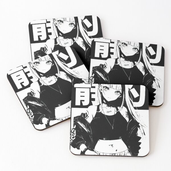 Item preview, Minimalist Japanese Anime Girl Streetwear #849 designed and sold by mika-gallery.