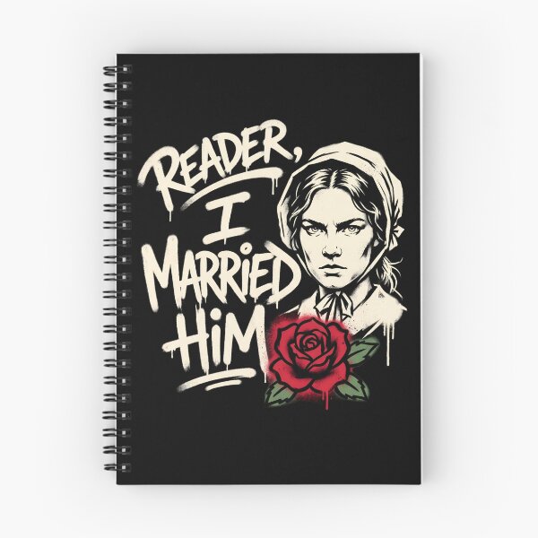Item preview, Jane Eyre Reader I Married Him Graffiti Street Art Portrait designed and sold by Fenay Designs.