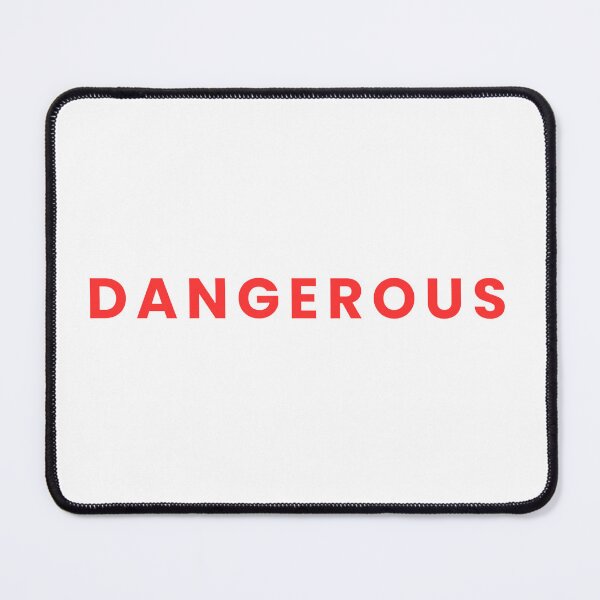 Item preview, DANGEROUS – Bold Red Statement. designed and sold by KleanGirlAesthetics.