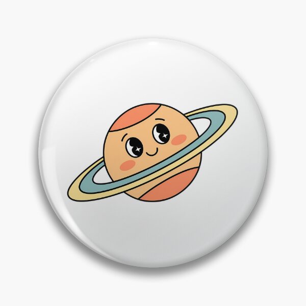 Item preview, Aesthetic Vintage Pastel Saturn – Groovy Cute Planet designed and sold by MarJul.
