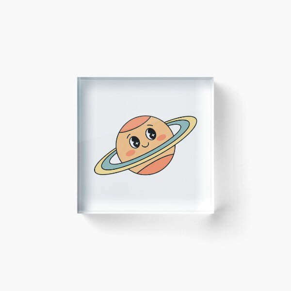 Item preview, Aesthetic Vintage Pastel Saturn – Groovy Cute Planet designed and sold by MarJul.
