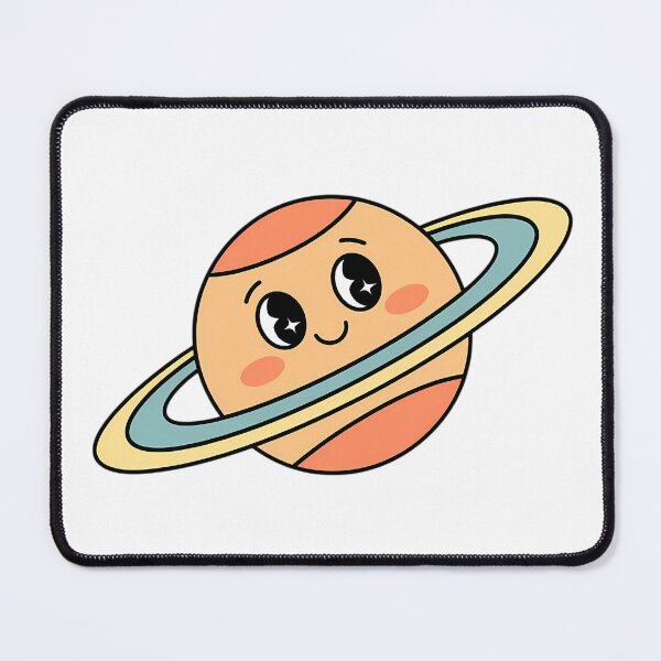 Item preview, Aesthetic Vintage Pastel Saturn – Groovy Cute Planet designed and sold by MarJul.