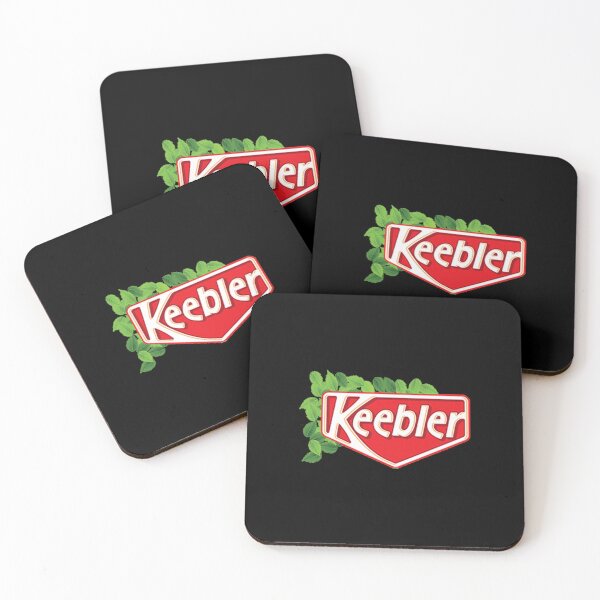 Item preview, Keebler Red Shield and Green Leaves Treehouse Elves Logo designed and sold by Hiro Hiro.