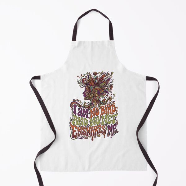 Item preview, Jane Eyre I Am No Bird Psychedelic 70s Art Nouveau Quote designed and sold by Fenay Designs.