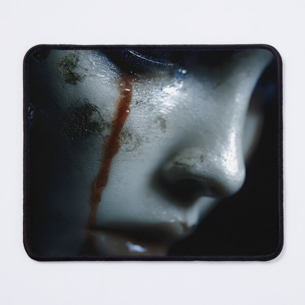 Item preview, Damaged Porcelain Android Face with Rust Tear designed and sold by cyberartmaker.