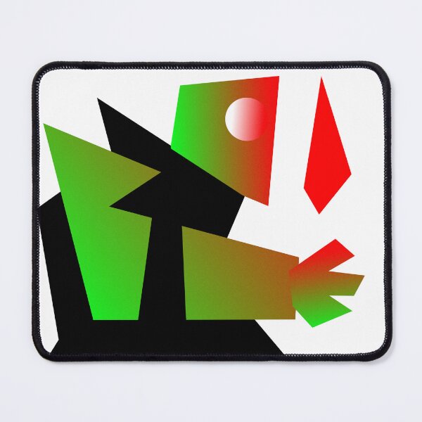 Item preview, Neon Geometric Caveman - Abstract Polygon Art designed and sold by The Nomadic Designs.