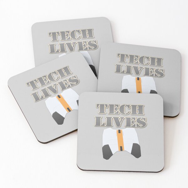 Item preview, Tech Lives (Light Grey Series) designed and sold by Resistant Echo.
