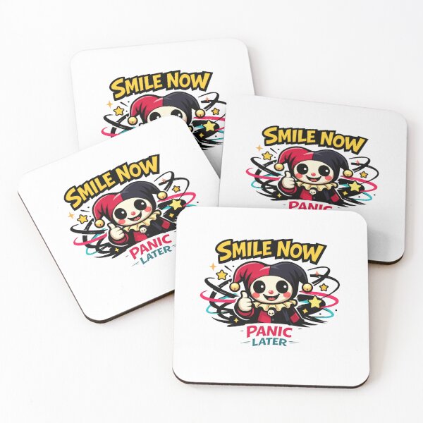 Item preview, Smile Now Panic Later Jester designed and sold by AbanoubStore.
