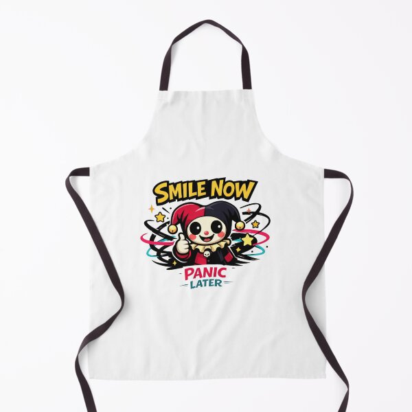 Item preview, Smile Now Panic Later Jester designed and sold by AbanoubStore.