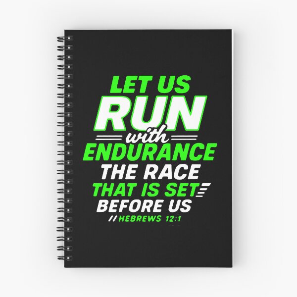 Item preview, Hebrews 12:1 Run With Endurance The Race That Is Set Before Us designed and sold by plushism.