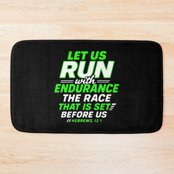 Item preview, Hebrews 12:1 Run With Endurance The Race That Is Set Before Us designed and sold by plushism.