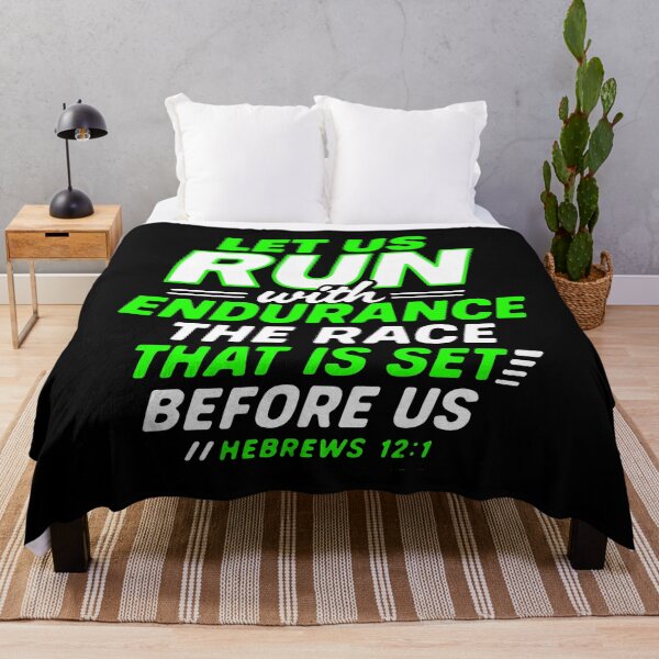 Item preview, Hebrews 12:1 Run With Endurance The Race That Is Set Before Us designed and sold by plushism.