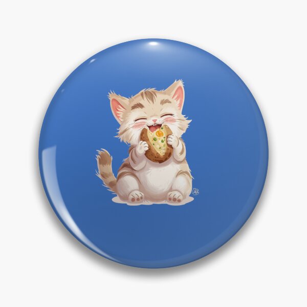 Item preview, Cat eating Baked Potato designed and sold by sydney-syder.