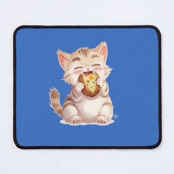 Item preview, Cat eating Baked Potato designed and sold by sydney-syder.