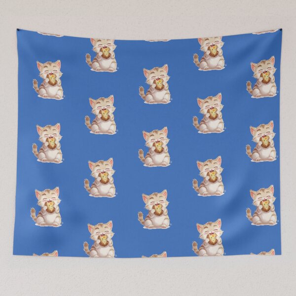 Item preview, Cat eating Baked Potato designed and sold by sydney-syder.