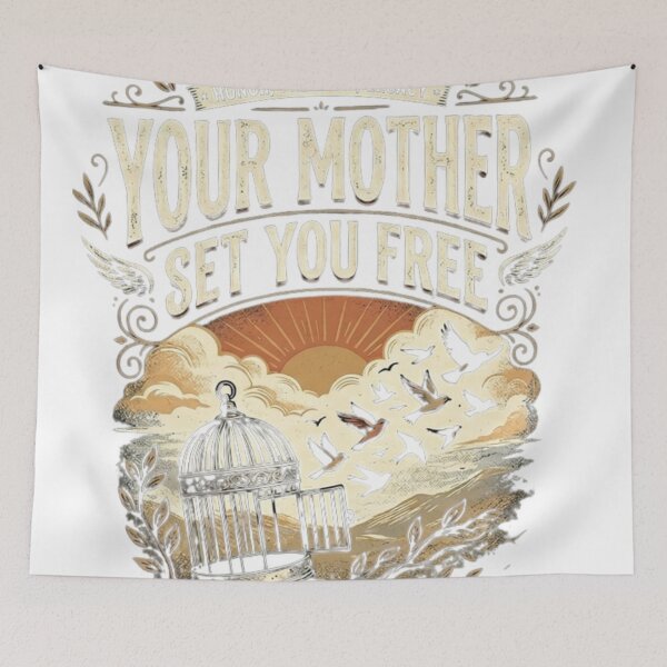 Item preview, Your Mother Set You Free Vintage Typography designed and sold by GraphixByHub.