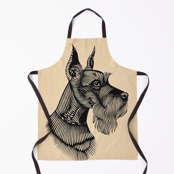 Item preview, Regal Schnauzer Woodcut designed and sold by lautir.