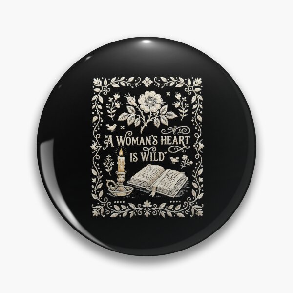 Item preview, Jane Eyre A Womans Heart Is Wild Embroidery Style Cottagecore designed and sold by Fenay Designs.