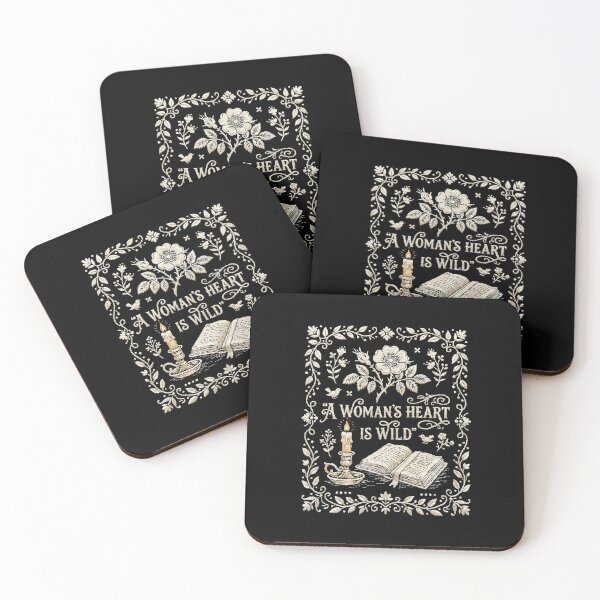 Item preview, Jane Eyre A Womans Heart Is Wild Embroidery Style Cottagecore designed and sold by Fenay Designs.
