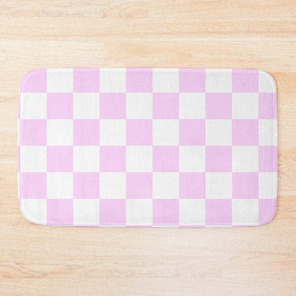 Item preview, Pastel Pink and White Checkered Pattern designed and sold by Designs by IMA.