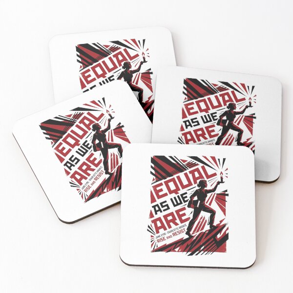 Item preview, Jane Eyre Equal As We Are Constructivist Propaganda Poster Art designed and sold by Fenay Designs.