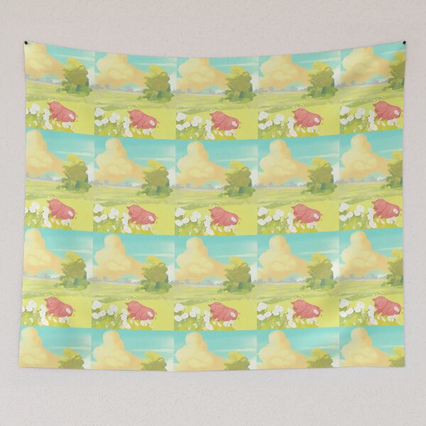 Item preview, Happy piggy in the meadow  designed and sold by SkyisBright.