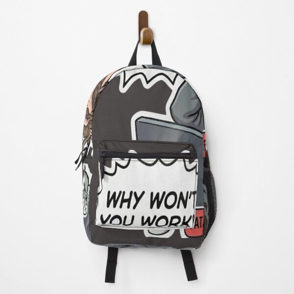Item preview, Why Wont You Work? - Funny Programmer Frustration Sticker designed and sold by islam gamal.