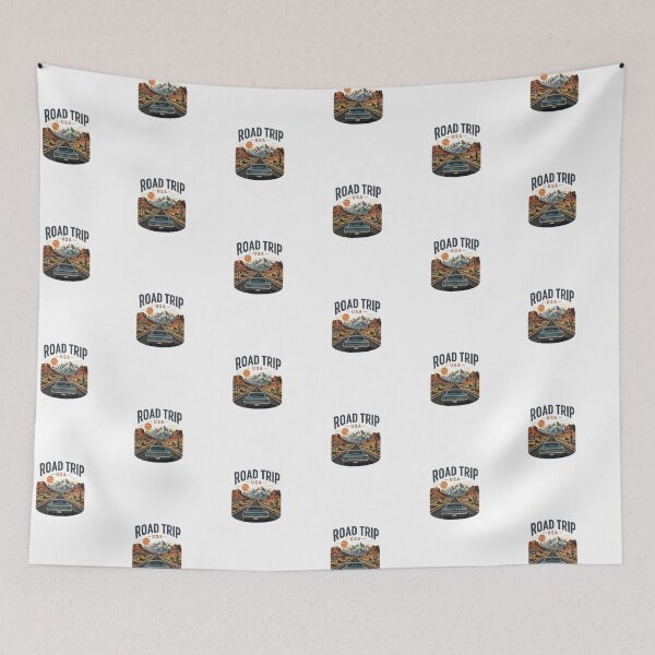 Item preview, Vintage Desert Road Trip USA Retro Adventure T-Shirt Design designed and sold by AchraffPrint.