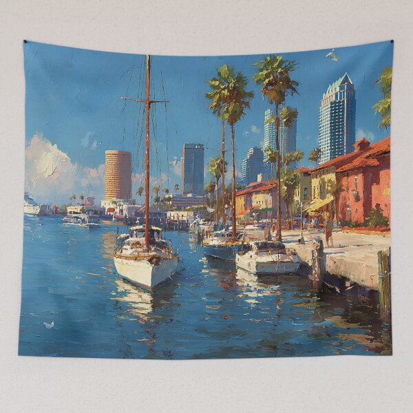 Item preview, Tampa Florida Skyline Waterfront  designed and sold by daila70.