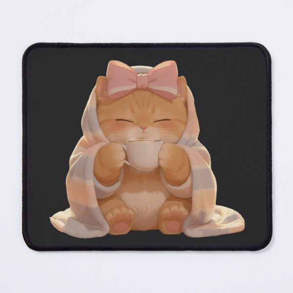 Item preview, Chubby Cat Cozy Morning Coffee designed and sold by Moody Vibes Studio.