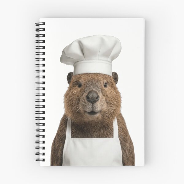 Item preview, Funny Beaver Chef Realistic Animal Cooking Humor Art designed and sold by LazyOwlStore.