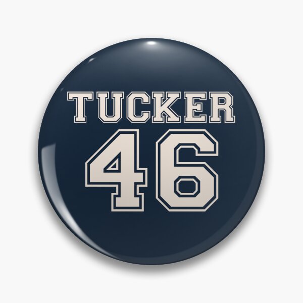 Item preview, Tucker 46 varsity on blue designed and sold by Aakanksha97.