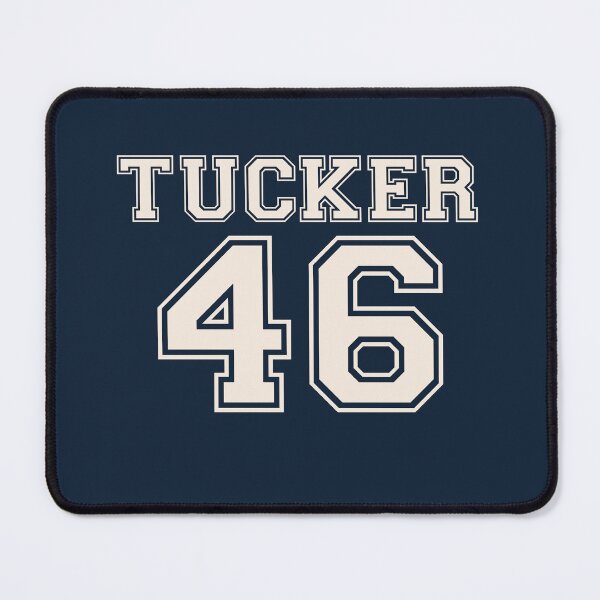 Item preview, Tucker 46 varsity on blue designed and sold by Aakanksha97.